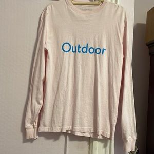 Outdoor Voices LA limited edition longsleeve graphic shirt